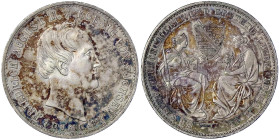 Altdeutsche Münzen und Medaillen
Sachsen-Albertinische Linie
Friedrich August II., 1836-1854
Sterbetaler 1854. vorzüglich, kl. Randfehler, schöne P...