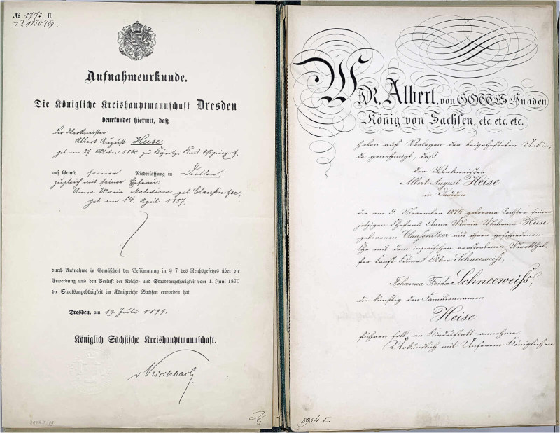 Altdeutsche Münzen und Medaillen
Sachsen-Albertinische Linie
Albert, 1873-1902...