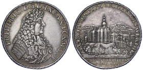 Altdeutsche Münzen und Medaillen
Sachsen-Gotha-Altenburg
Friedrich I., 1680-1691
Reichstaler 1689 auf die Einweihung des Schlosses Friedrichswerth....