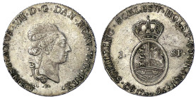 Altdeutsche Münzen und Medaillen
Schleswig-Holstein-Königliche Linie
Christian VII., 1766-1808
Speciestaler 1795 B/MF, Altona. vorzüglich/Stempelgl...