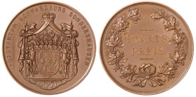 Altdeutsche Münzen und Medaillen
Schwarzburg-Sondershausen
Karl Günther, 1880-1909
Bronze-Staatspreismedaille o.J. 41 mm. vorzüglich/Stempelglanz, ...