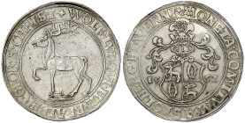 Altdeutsche Münzen und Medaillen
Stolberg-Stolberg
Wolfgang, Ludwig, Heinrich, Albrecht Georg, und Christoph 1538-1552
Reichstaler 1552, Stolberg. ...