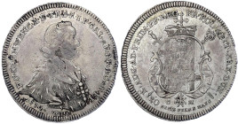 Altdeutsche Münzen und Medaillen
Trier-Erzbistum
Clemens Wenzel von Sachsen, 1768-1794
1/2 Konventionstaler 1770. 14,07 g. fast vorzüglich, min. ju...