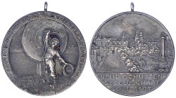 Altdeutsche Münzen und Medaillen
Württemberg
Wilhelm II., 1891-1918
Tragbare Silbermedaille 1912 von Mayer & Wilhelm. Fahnenweihfestschiessen Stutt...