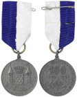 Medaillen
Drittes Reich
Tragbare Zinkmedaille am Band 1936. 100 Jahre Plettenberger Schützengesellschaft. 30 mm. vorzüglich