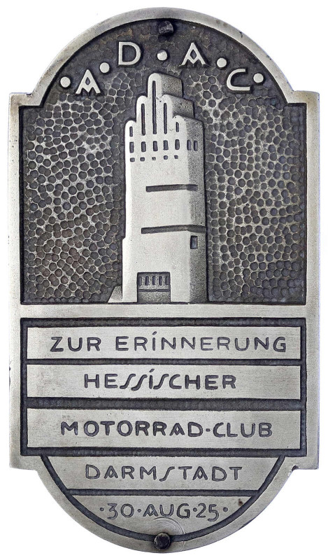 Medaillen
Sport
Auto- und Motorsport
Versilberte Bronze-Motorrad-Plakette 192...