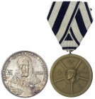 Medaillen
Zusammenstellungen und Lots
2 Stück: Silbermedaille 1928 auf Dürer im Etui, tragbare Messingmedaille Ind.- und Handelskammer Halberstadt i...