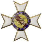Orden und Ehrenzeichen
Deutschland
Deutsche Länder, bis 1918
Baden: Ehrenzeichen Badischer Kriegerbund. Kreuz für 50 Jahre, mit weißer Emaille. Her...