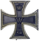 Orden und Ehrenzeichen
Deutschland
Deutsche Länder, bis 1918
Preußen: Eisernes Kreuz I. Klasse 1914 gewölbte Form, ohne Hersteller. sehr schön, Nad...