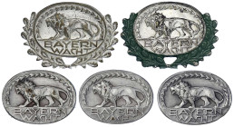 Orden und Ehrenzeichen
Deutschland
Weimarer Republik, 1919-1933
5 Abzeichen der Bayernwacht (Org. der Bayr. Volkspartei BVP) ab 1924: 3 x Zivilabze...