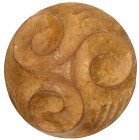Orden und Ehrenzeichen
Deutschland
Drittes Reich, 1933-1945
Hölzerne Brosche mit Triskele. 50 mm. vorzüglich
