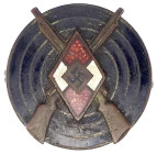 Orden und Ehrenzeichen
Deutschland
Drittes Reich, 1933-1945
HJ-Schießauszeichnung. Hersteller M/25 RZM (Rudolf Reiling, Pforzheim). sehr schön/vorz...