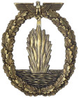 Orden und Ehrenzeichen
Deutschland
Drittes Reich, 1933-1945
Minensuch-Kriegsabzeichen Buntmetall ohne Hersteller. vorzüglich. Niemann 7.09.02b.