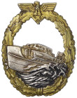 Orden und Ehrenzeichen
Deutschland
Drittes Reich, 1933-1945
Schnellboot-Kriegsabzeichen Hersteller Schwerin-Berlin, Ausführung Buntmetall. vorzügli...