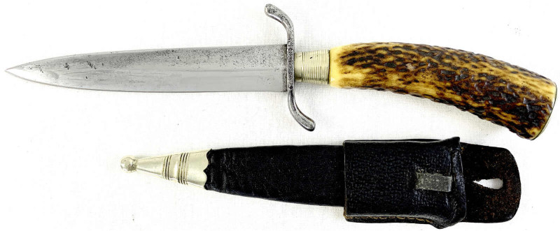 Militaria
Blankwaffen
Deutschland
Wohl ziviler Grabendolch mit Hirschhorngrif...