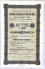 Varia
Historische Wertpapiere
Russland
Actie über 1000 Francs, Basel 1. Januar 1910. Actien-Gesellschaft der Russischen Seilfabriken am Schwarzen M...
