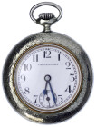 Varia
Uhren
Taschenuhren
Herrentaschenuhr "open face", Nickelgehäuse. Hersteller Langendorf, Schweiz, ab 1923. 48 mm. technisch und optisch intakt