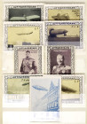 Varia
Vignetten
Ca. 2800 Reklame-, Städte-, Kriegs-, Luftfahrt-Vignetten aus den 1900 bis 1920er Jahren. teils mehrfach, auch viel Zeppelin. In 4 Al...