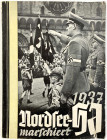Literatur
Drittes Reich, 1933-1945
VON SCHIRACH, BALDUR u.a. Nordsee-HJ marschiert. Ohne Ort 1937. Heft, 96 Seiten. Mit eingeklebter Widmung für den...