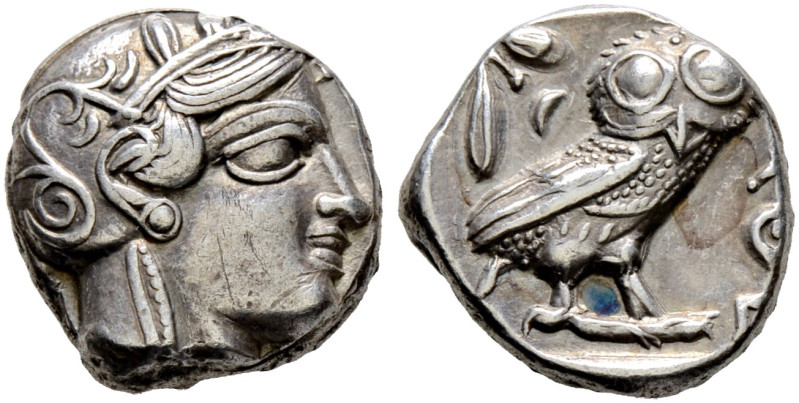 Attika. Athen 
Tetradrachme nach 449 v. Chr. Athenakopf im attischen Helm nach ...