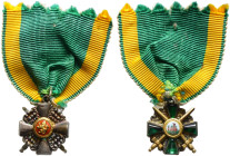 Baden-Durlach. Friedrich II. 1907-1918 
Orden vom Zähringer Löwen, Ritterkreuz 2. Klasse mit Schwertern - MINIATUR. Ähnlich wie Nr. 426. Volle (1976)...