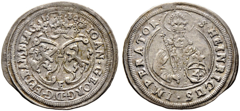 Bamberg, Bistum. Johann Georg II. Fuchs von Dornheim 1623-1633 
Batzen 1630 -Fü...