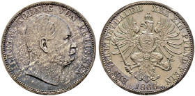 Brandenburg-Preußen. Wilhelm I. 1861-1888 
Vereinstaler 1866 A. AKS 99, J. 96, Thun 270, Kahnt 388. Olding 405 kleine Randfehler, vorzüglich-Stempelg...