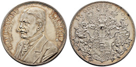 Brandenburg-Preußen. Wilhelm II. 1888-1918 
Silbermedaille 1900 von Lauer, auf die Berufung von Graf Bernhard von Bülow zum deutschen Reichskanzler. ...