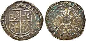 Braunschweig-Wolfenbüttel. Kippermünzen im Gebiet Friedrich Ulrichs 1619-1622 
Kipper-12 Kreuzer o.J. SIT NOM DOM BENEDICTVM. Gekrönter, quadrierter ...