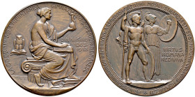 Rumänien. Carol I. von Hohenzollern-Sigmaringen 1866-1914 
Bronzemedaille 1913 von Heinrich Zimmermann (geprägt bei Mayer und Wilhelm), auf das 50-jä...