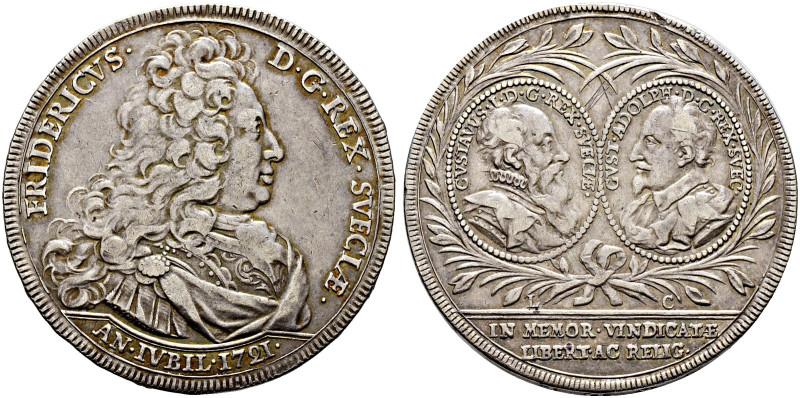 Schweden. Friedrich I. von Hessen-Kassel 1720-1751 
Riksdaler 1721 -Stockholm-....