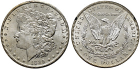 USA. 
Morgan Dollar 1885 -Carson City-. KM 110. Mit Grading-Banderole ("This is not an NGC holder") der NGC mit der Bewertung MS 64 selten in dieser ...