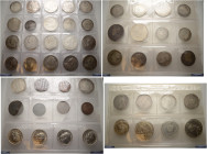 Kleine Sammlung von über 110 Stücken: GROSSBRITANNIEN, Prägungen aus dem Zeitraum 18. Jh.- Anfang 20. Jh. mit Schwerpunkt Königin Victoria. Viele Silb...