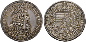 Haus Habsburg. Leopold I. 1657-1705 
Taler 1699 -Hall-. Her. 647, Dav. 3245, Voglh. 221/7, MT 757. -Walzenprägung- feine Patina, fast vorzüglich/gute...