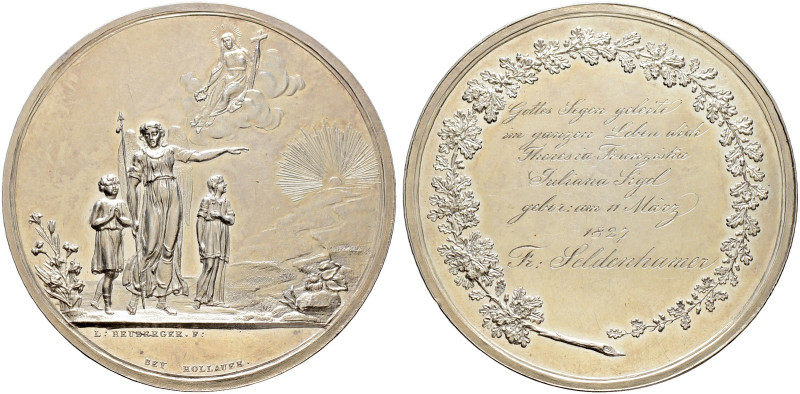 Haus Österreich. Franz I., Kaiser von Österreich 1804-1835 
Silbermedaille o.J....