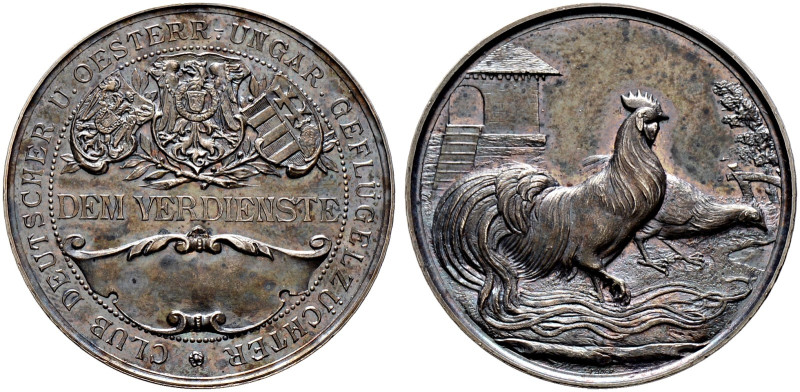 Haus Österreich. Franz Josef I., Kaiser von Österreich 1848-1916 
Silberne Präm...