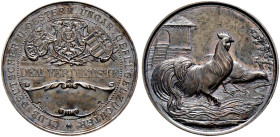 Haus Österreich. Franz Josef I., Kaiser von Österreich 1848-1916 
Silberne Prämienmedaille o.J. (um 1900) von Lauer, vom Club deutscher und österreic...