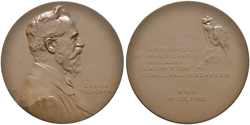 Haus Österreich. Franz Josef I., Kaiser von Österreich 1848-1916 
Bronzemedaill...