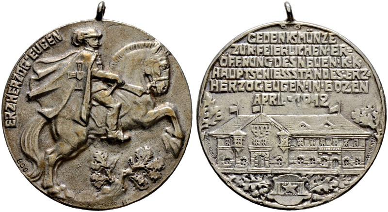 Haus Österreich. Franz Josef I., Kaiser von Österreich 1848-1916 
Tragbare Silb...
