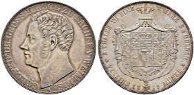 Sachsen-Weimar-Eisenach. Carl Friedrich 1828-1853 
Doppelter Vereinstaler 1842 A. AKS 20, J. 532, Thun 383, Kahnt 515. Koppe 624 feine alte Patina, v...