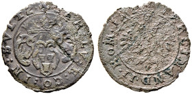 Sulz, Grafschaft. Karl Ludwig II. Ernst 1617-1648 
3 Kipperkreuzer o.J. -Tiengen-. Krone über drei Wappen / Gekrönter Doppeladler sowie Titulatur Kai...