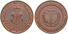 Württemberg. Wilhelm I. 1816-1864 
Bronzene Prämienmedaille 1822 (verliehen 1822/23-ca. 1958) von G.A. Dietelbach, der Theologischen Fakultät der Uni...