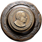 Würzburg-Bistum. Matthias Ehrenfried 1924-1948 
Eisenpatrize (PRÄGESTEMPEL) der einseitigen Medaille o.J. (wohl 1924). Hergestellt von Poellath, Schr...