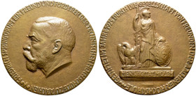 AACHEN. RWTH Aachen 
Bronzegussmedaille o. J. von Friedrich Bagdons, sog. Springorum-Medaille für Diplomarbeiten mit Auszeichnung, verliehen seit 192...