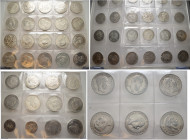 Lots. 
62 Stücke: KAISERREICH-SILBERMÜNZEN. BADEN, 2 Mark 1905 sowie 3 Mark 1909 und 1911; BAYERN, 2 Mark 1876, 1900 und 1905, 5 Mark 1903, 3 Mark 19...