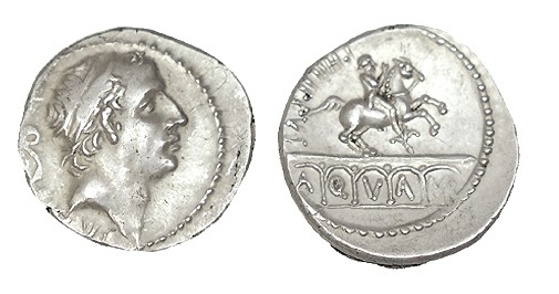 MARCIA. Denario. L.Marcius Philippus. Roma. Acueducto con cinco arcos. CD-962, S...
