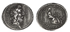 MEMMIA. Denario. C.Mammius C.f. Roma. CD-988, SI-9. Suave pát. 3,81 g. EBC-