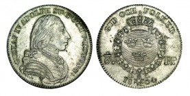 SUECIA. 1/6 Riksdaler. 1804-OL. Gustavo IV Adolfo. W/KM-560. SC