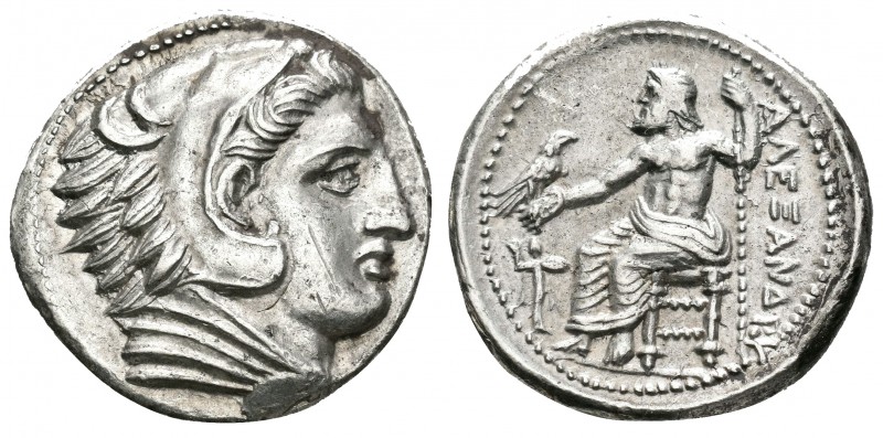 Imperio Macedonio. Alejandro III Magno. Tetradracma. 325-323 a.C. Amphipolis. (P...