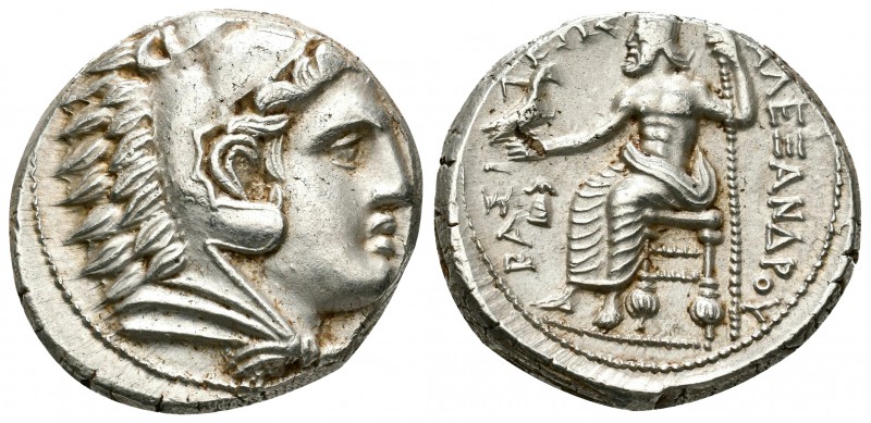 Imperio Macedonio. Alejandro III Magno. Tetradracma. 323-320 a.C. Amphipolis. (P...